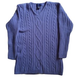 NWOT Periwinkle Lambswool Charter Club Sweater